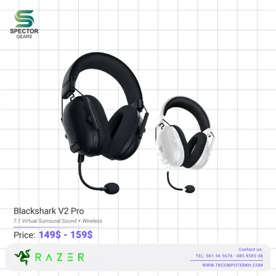 Spector Gear Wireless Gaming Headset With Microphone