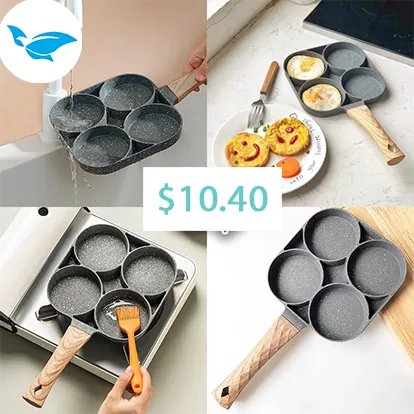 4 cup Egg Frying Pan - Buy 4 cup Egg Frying Pan at Best Price in SYBazzar