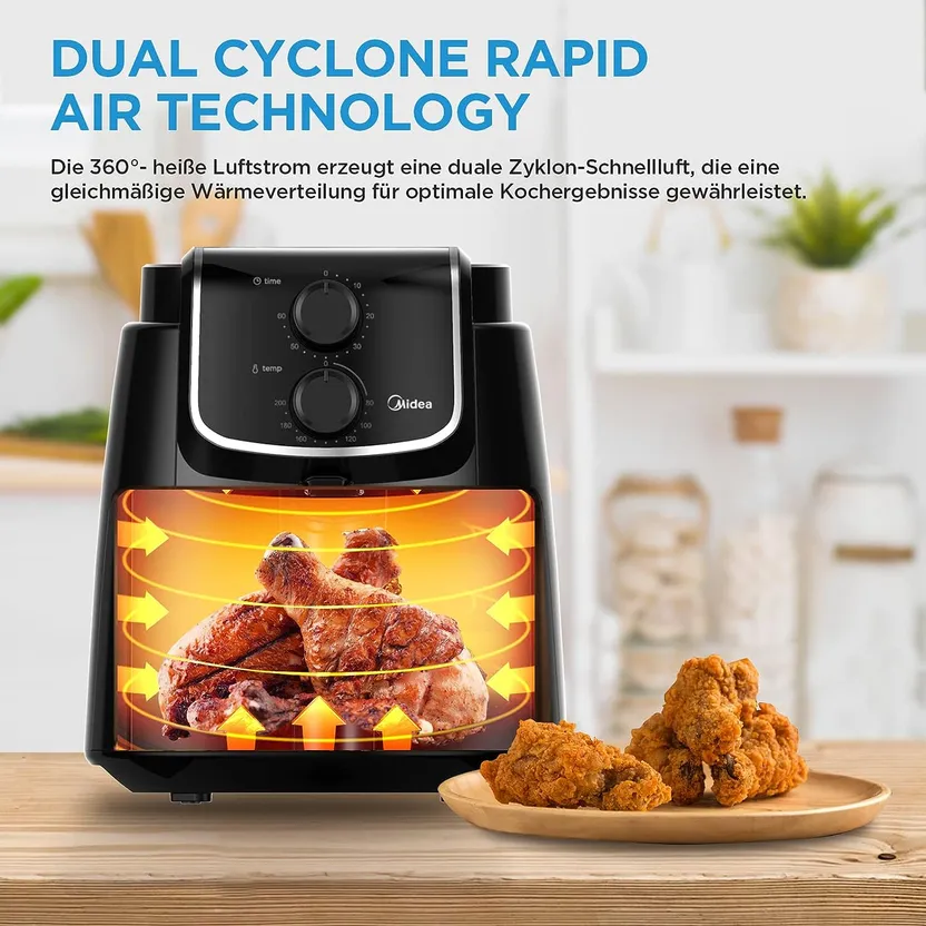 3.5L Manual Air Fryer – Midea Home Appliances